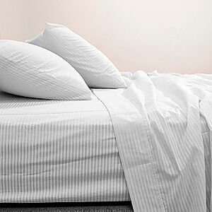 juego de sábanas blanco