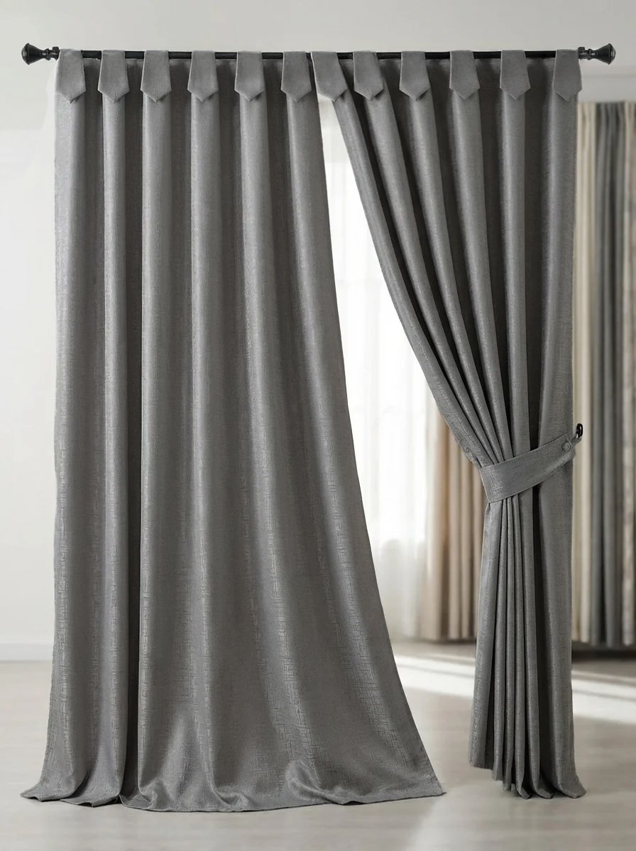 Bitono Gris Plomo Cortina Gris Plomo