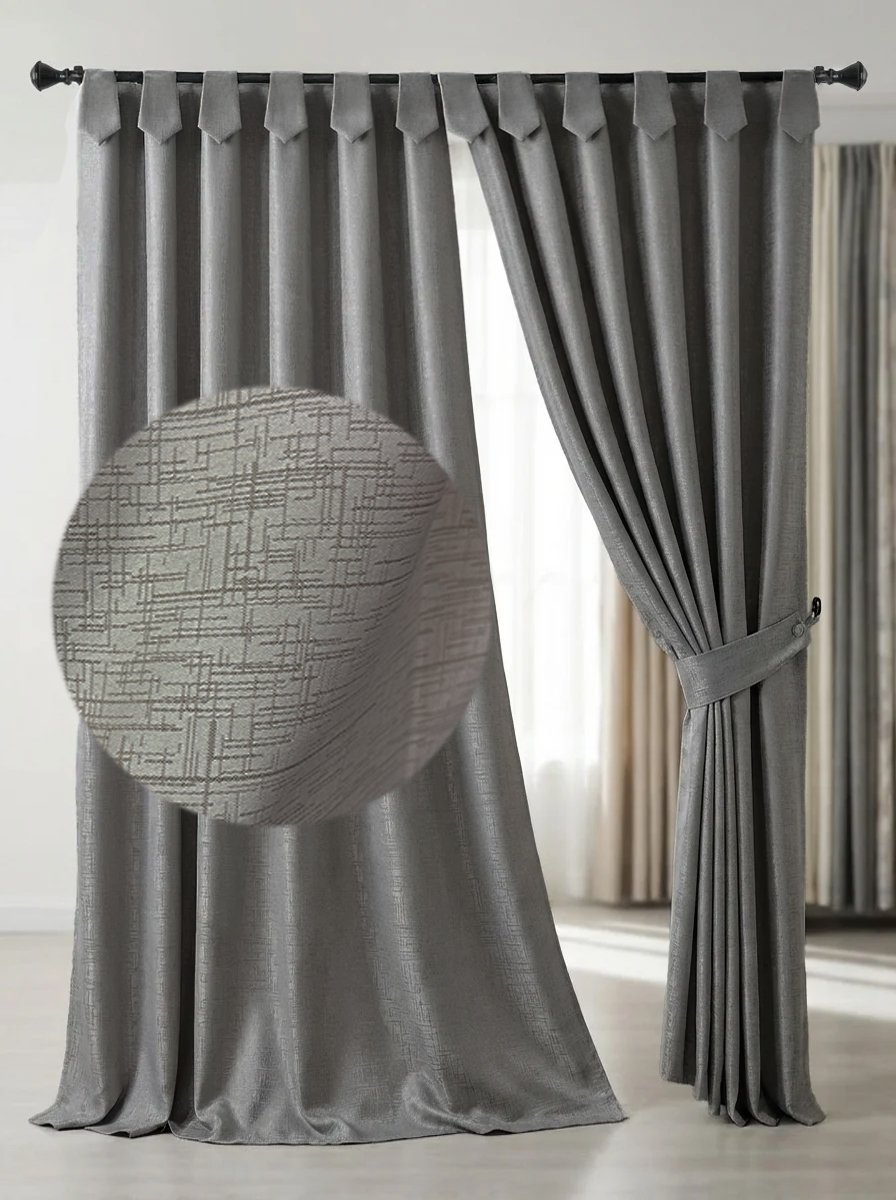 Bitono Gris Plomo2 Cortina Gris Plomo